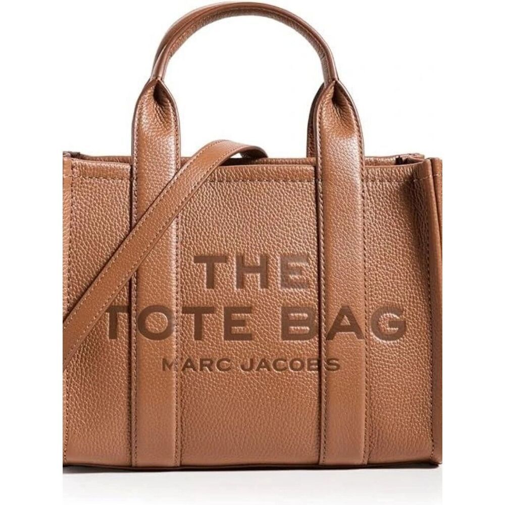 Marc Jacobs The Leather Small Tote bag in Brown - Picture 1 of 16